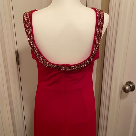 Alex Evenings red formal dress size 10. - Picture 3 of 4